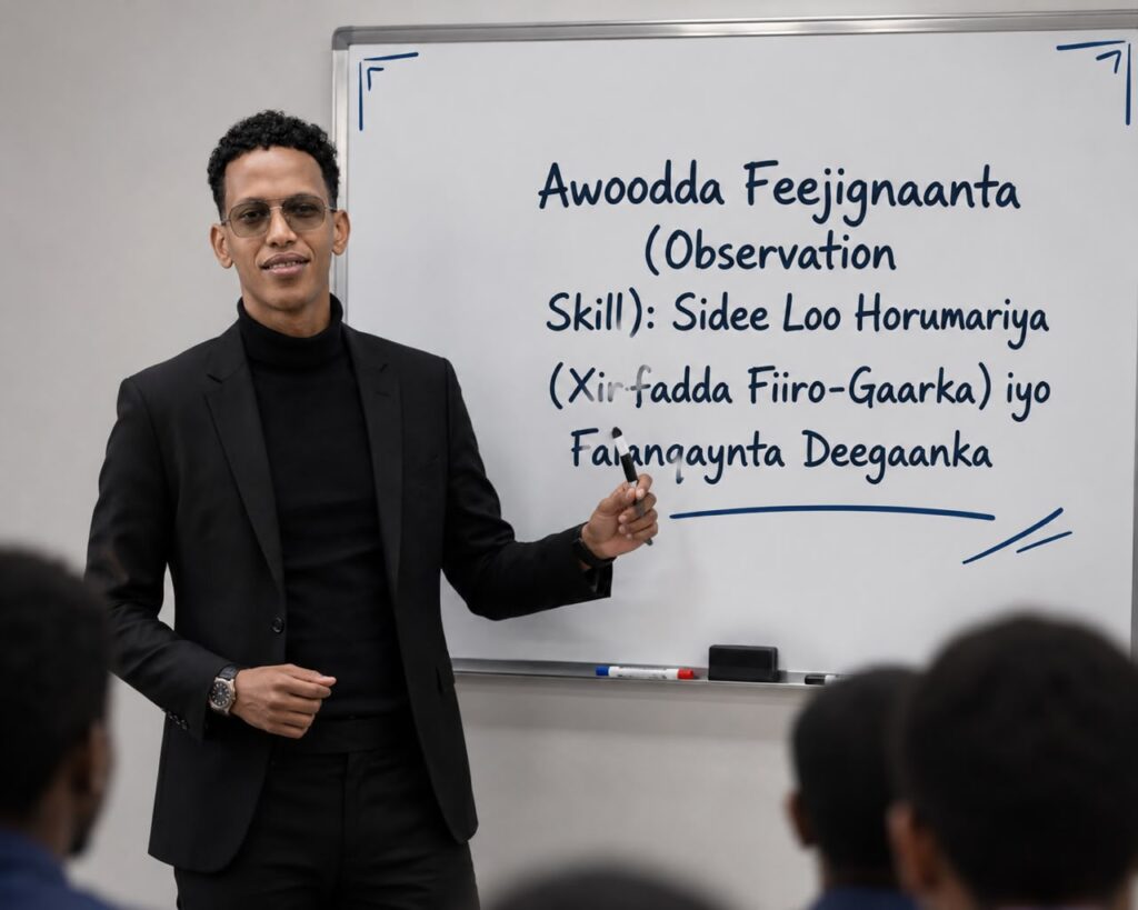 Awoodda Feejignaanta (Observation Skill): Sidee Loo Horumariya (Xirfadda Fiiro-Gaarka) iyo Falanqaynta Deegaanka awooda